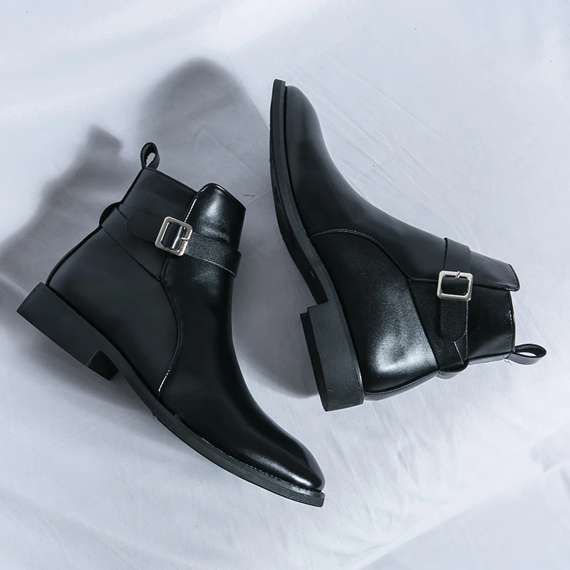 Fashion Designer Men's Pointed - Men Formal Wear With Boots recension och pris