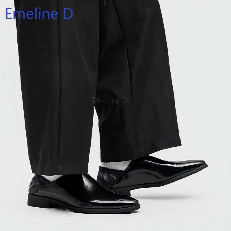Male Glossy Patent Leather Loa - Men'S Urban Formal Wear recension och pris