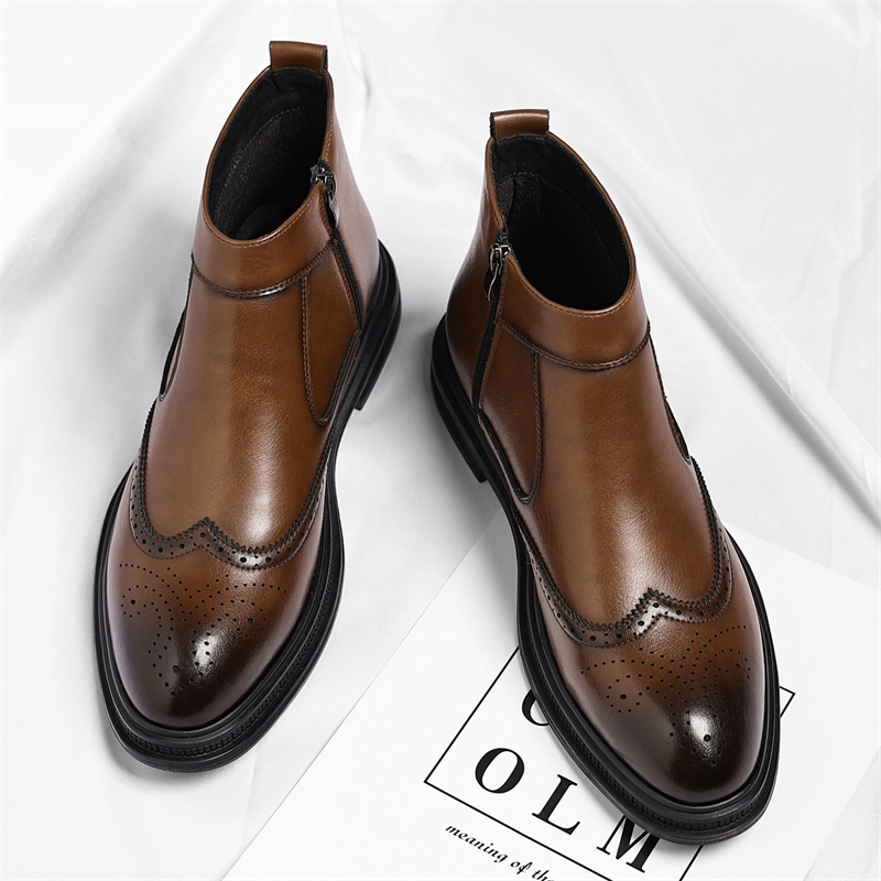 Autumn  Winter Thick Soled Men - Men Formal Wear With Boots recension och pris