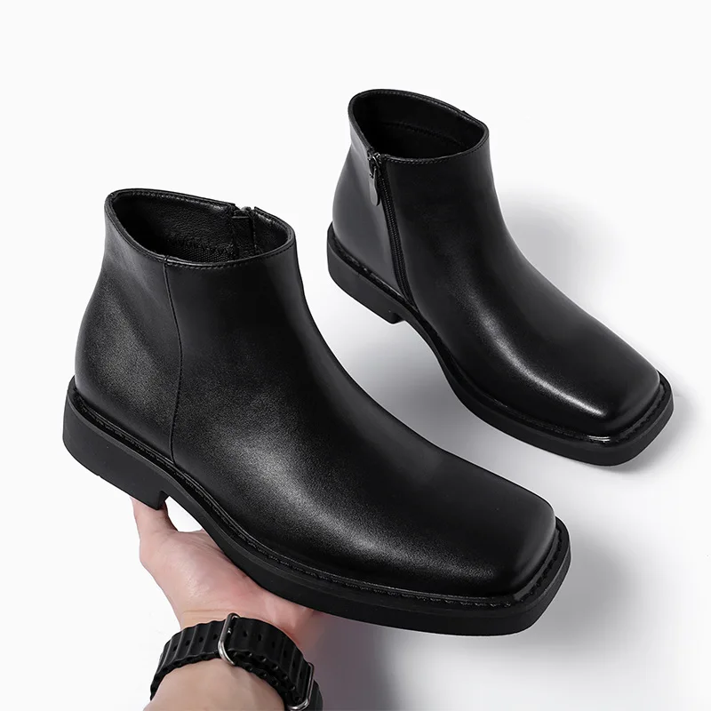Black New Fashion Men Casual L - Men Formal Wear With Boots recension och pris