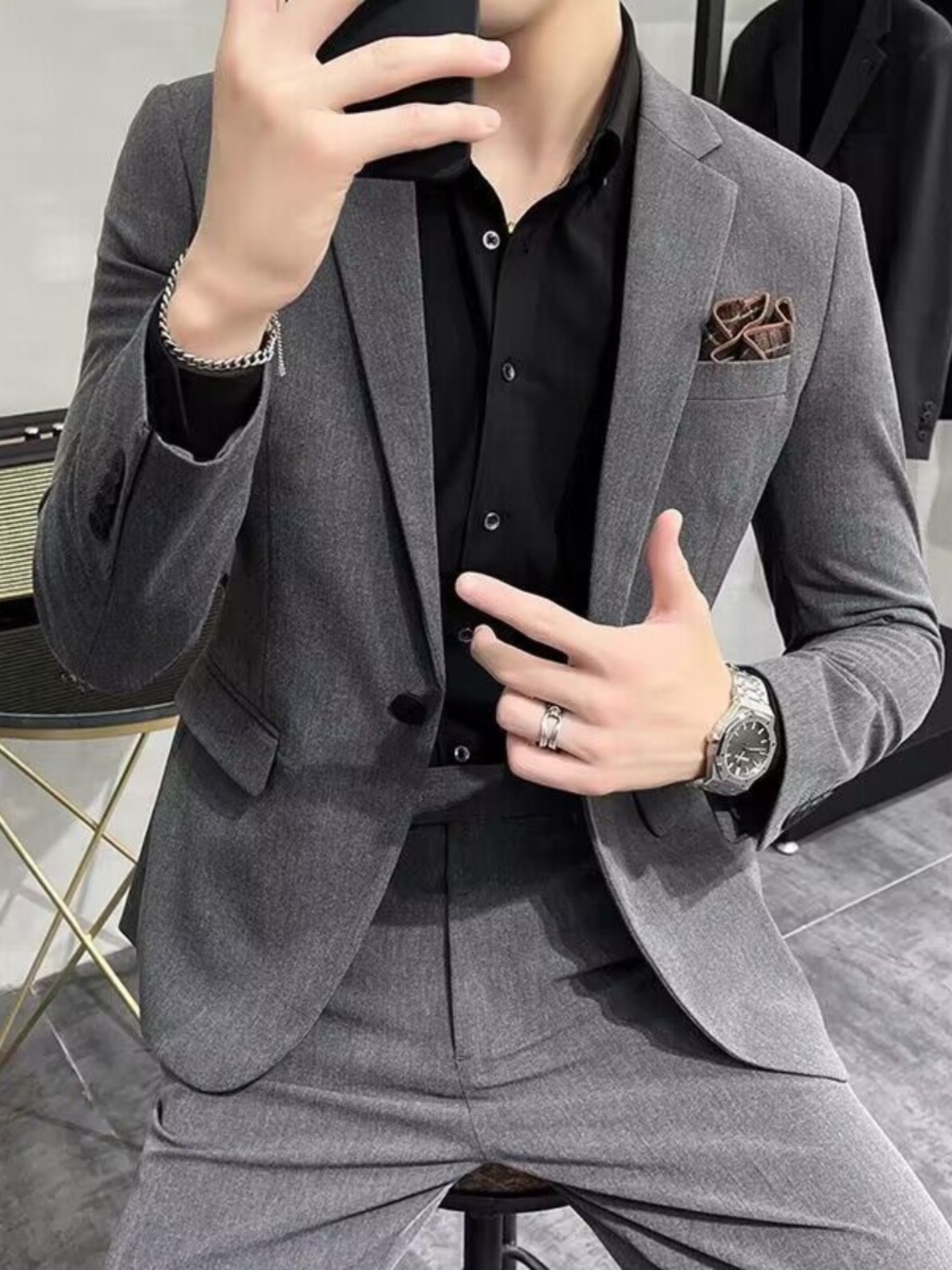 Business Casual Slim Fit Three - Men'S Urban Formal Wear recension och pris