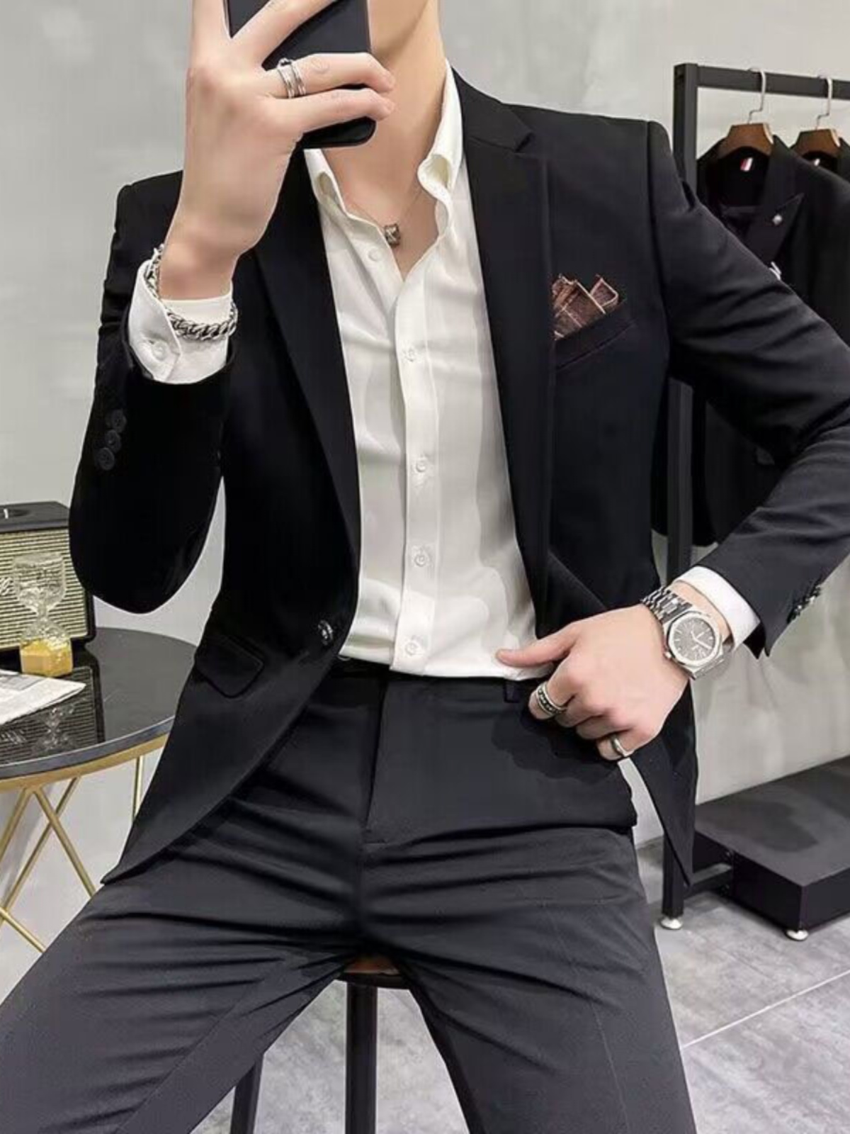 Business Casual Slim Fit Three - Men'S Urban Formal Wear recension och pris