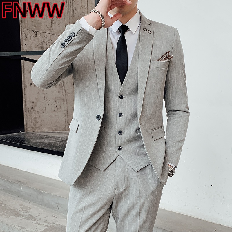 Men's Korean Style Three-Piece - Men'S Urban Formal Wear recension och pris
