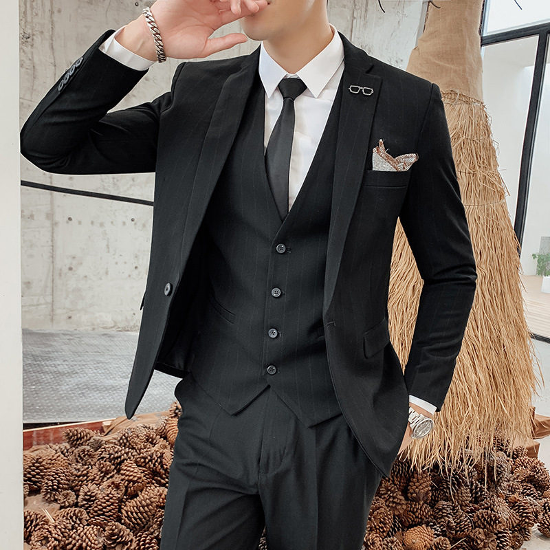 Men's Korean Style Three-Piece - Men'S Urban Formal Wear recension och pris