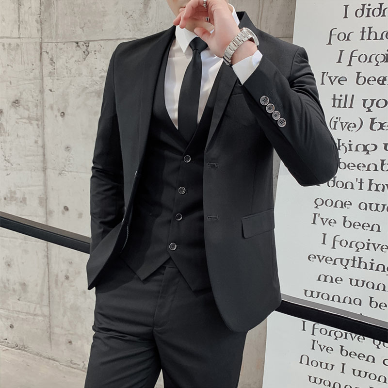 Wedding Suit Three-Piece Set M - Men'S Urban Formal Wear recension och pris