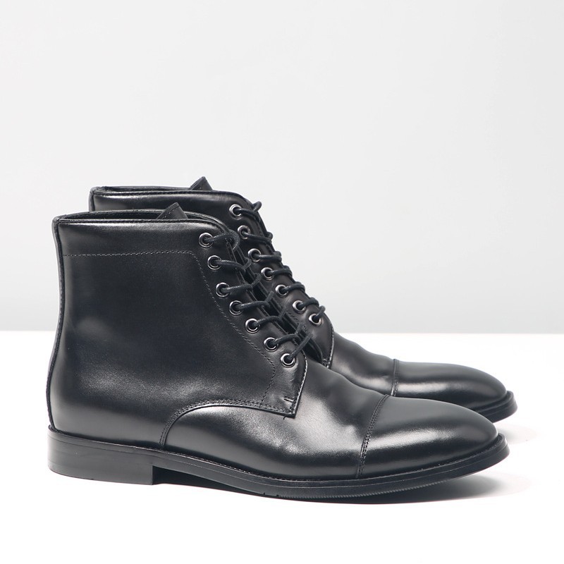 Men's Handmade Genuine Leather - Men Formal Wear With Boots recension och pris