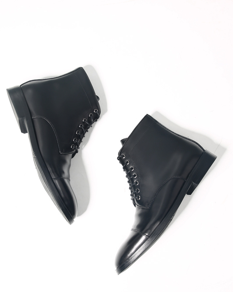 Men's Handmade Genuine Leather - Men Formal Wear With Boots recension och pris