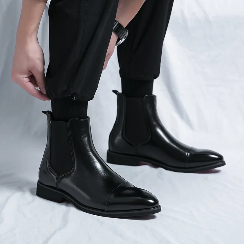 Men's Boots Business Ankle Boo - Men Formal Wear With Boots recension och pris