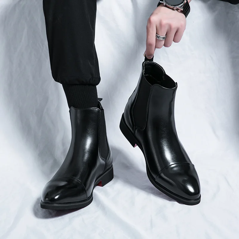 Men's Boots Business Ankle Boo - Men Formal Wear With Boots recension och pris